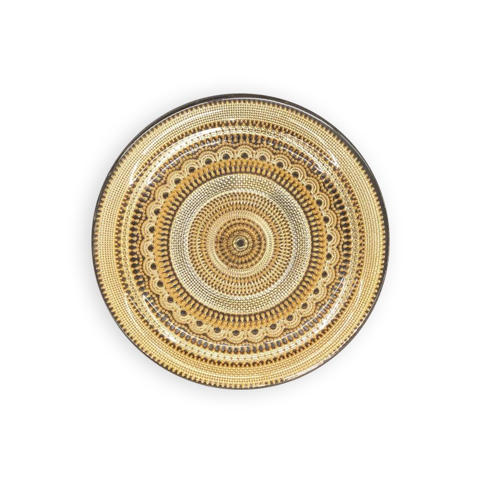 צלחת מנה ראשונה 21 ס"מ - דגם כרמן זהב