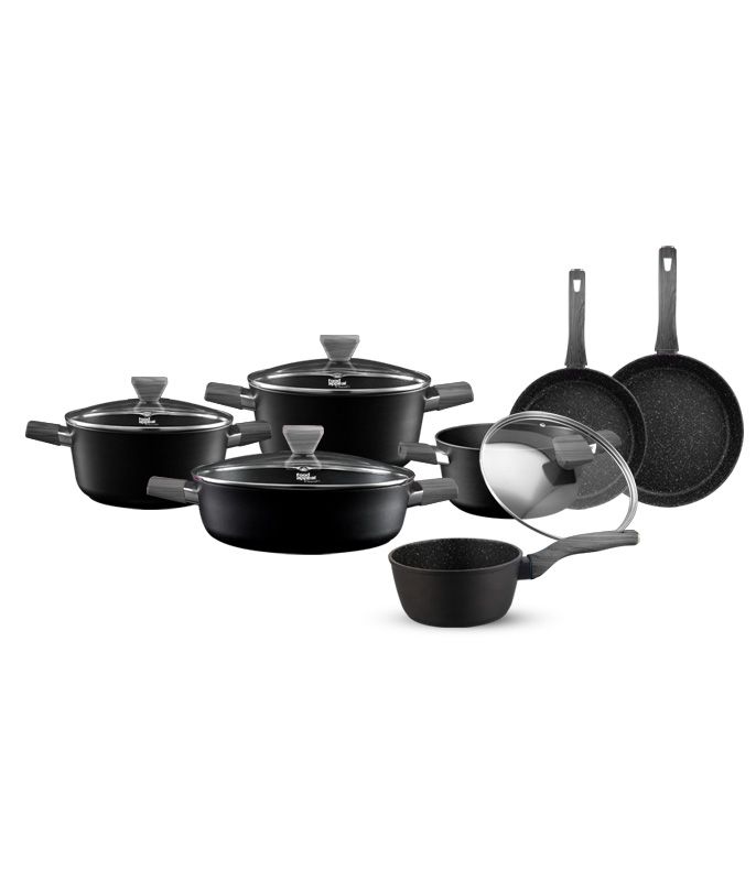 סט סירים 10 חלקים - MISTY GRAY