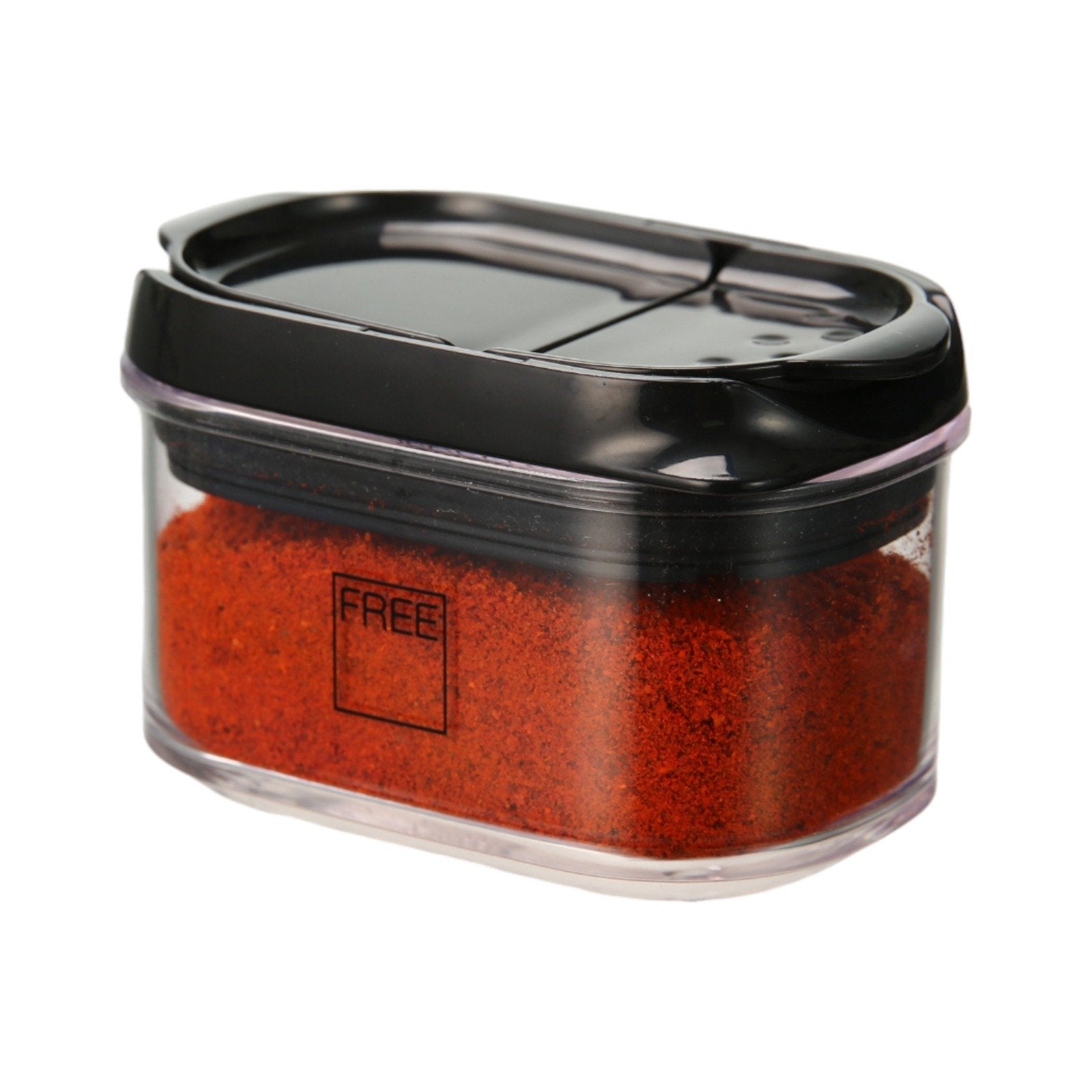 מיכל אחסון תבלינים - 120 מ"ל FREE שחור