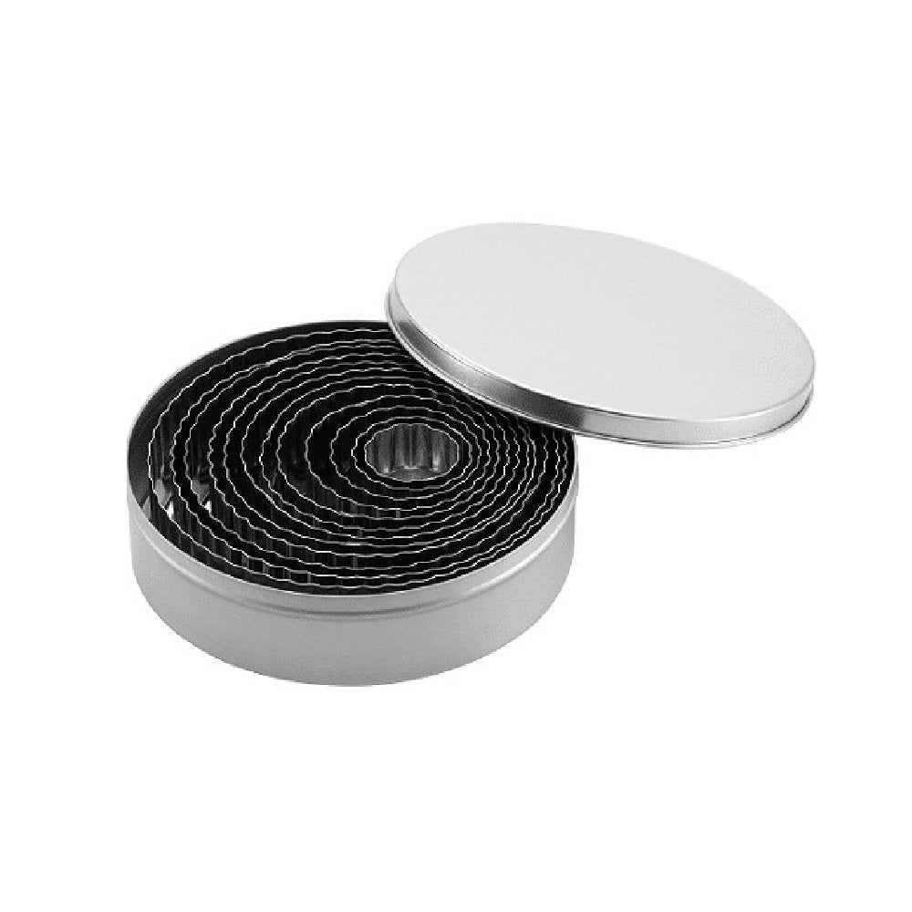 סט 12 מקדים חלקים נירוסטה CutterPeeler