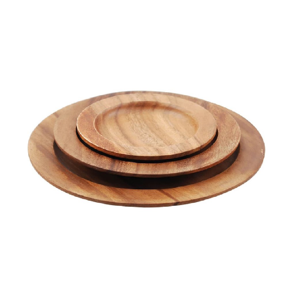 צלחת עגולה ליפס עץ 25 ס”מ CutterPeeler