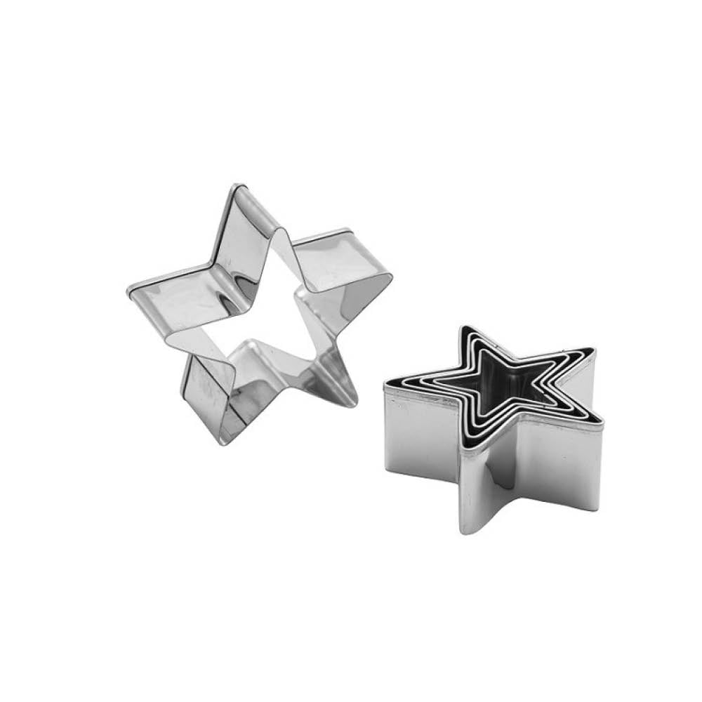 סט (5) חותכני עוגיות כוכב