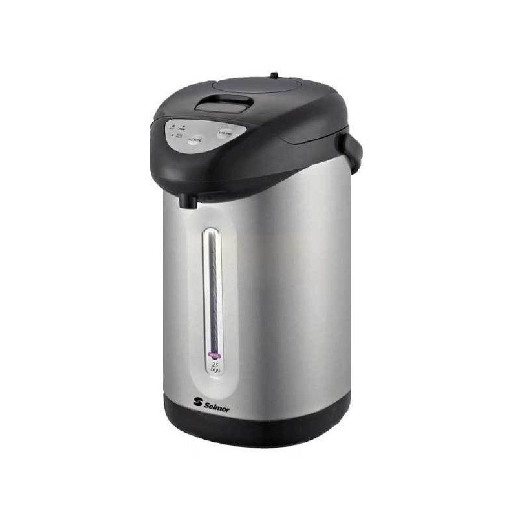 מיחם חשמלי אפור - 25 כוסות עם משאבה SELMOR