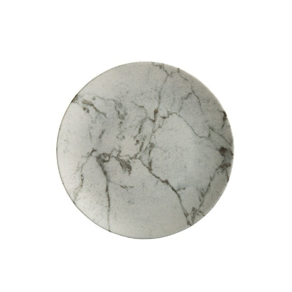 צלחת מנה ראשונה 21 ס"מ - דגם שיש קררה מבית ARCOSTEEL