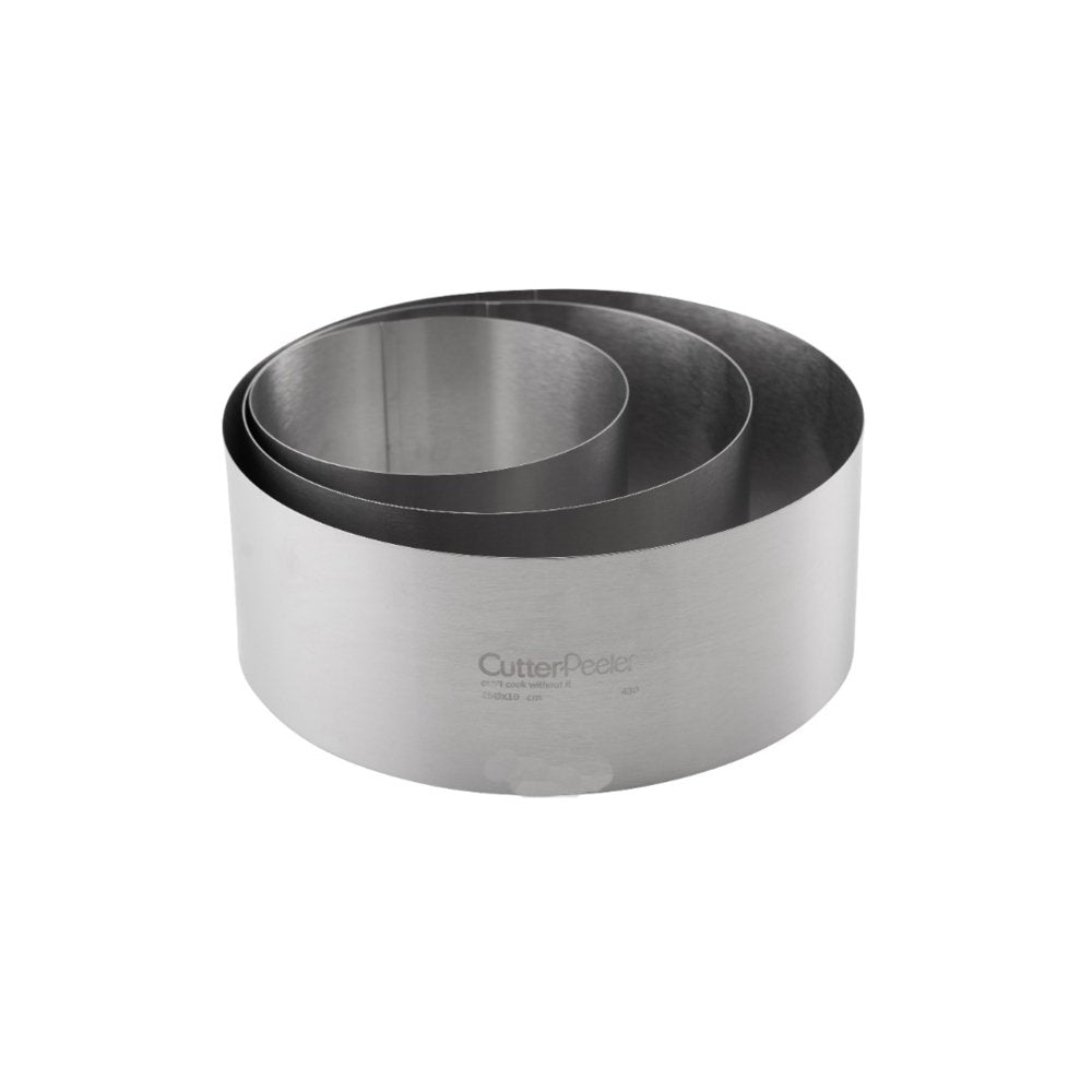 סט 3 טבעות נירוסטה 15/20/25X10 ס”מ CutterPeeler
