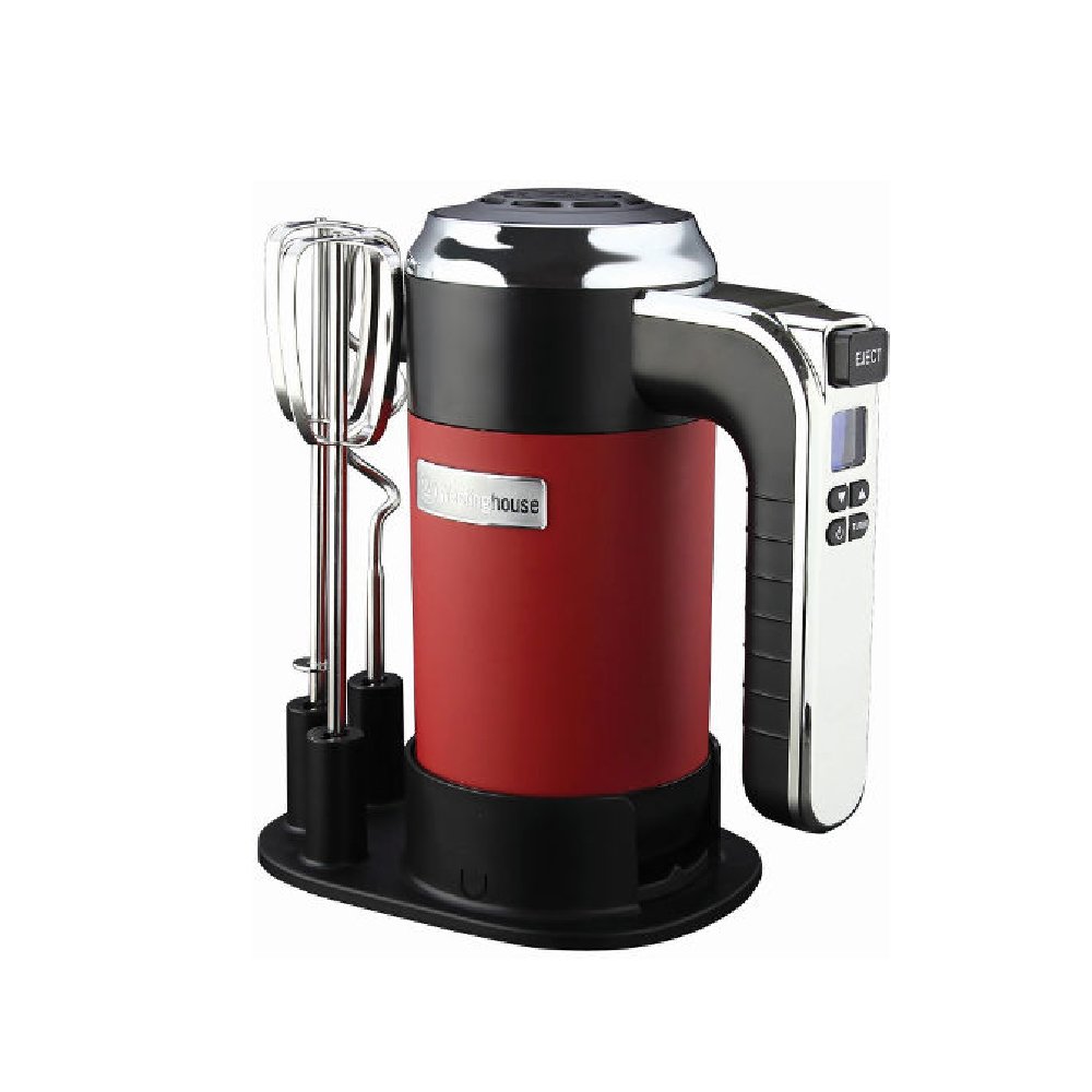 מיקסר יד דיגיטלי אדום Retro מבית WESTINGHOUSE