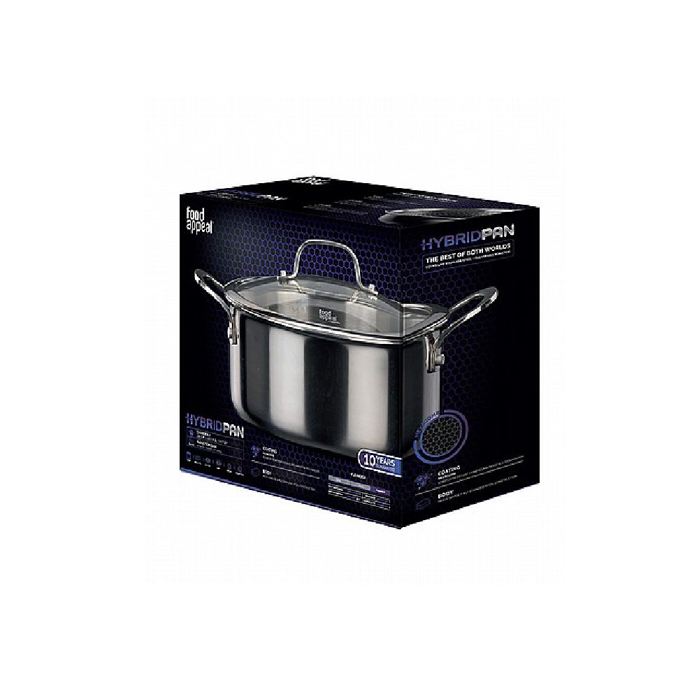 סיר 24 ס"מ, 4.5 ליטר מסדרת HYBRID PAN
