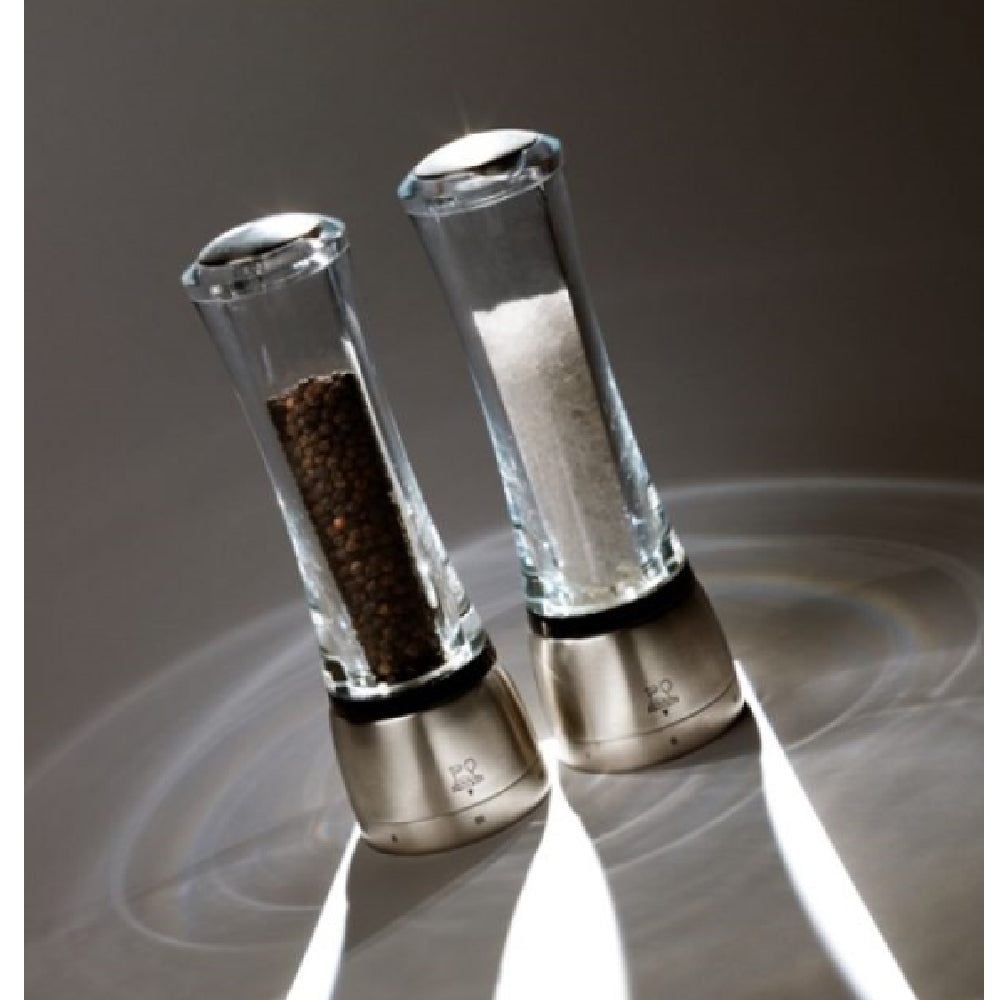 מטחנת מלח פיג'ו 16 ס"מ נירוסטה\אקריליק Daman