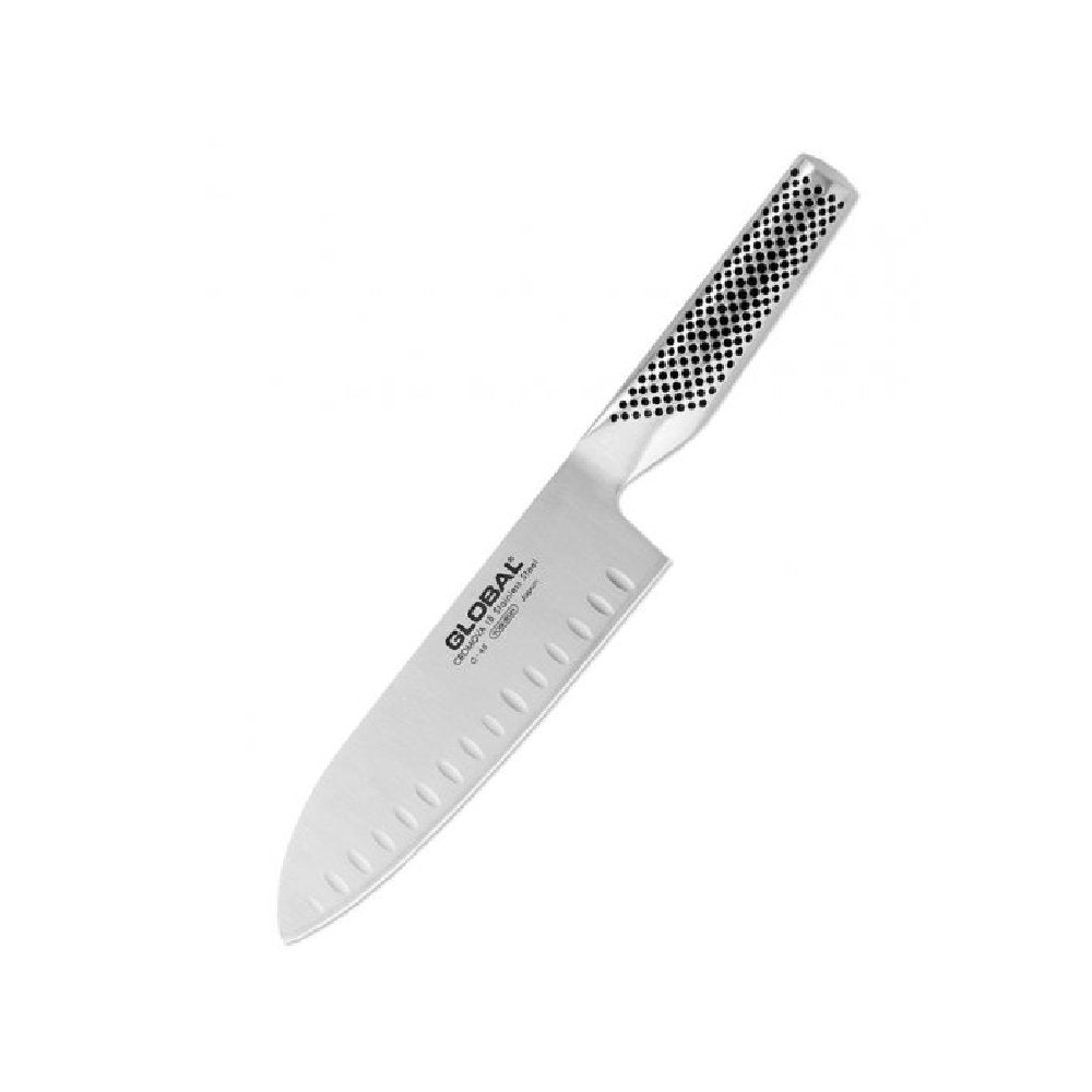 סכין סנטוקו חריצים 18 ס''מ Global G-80