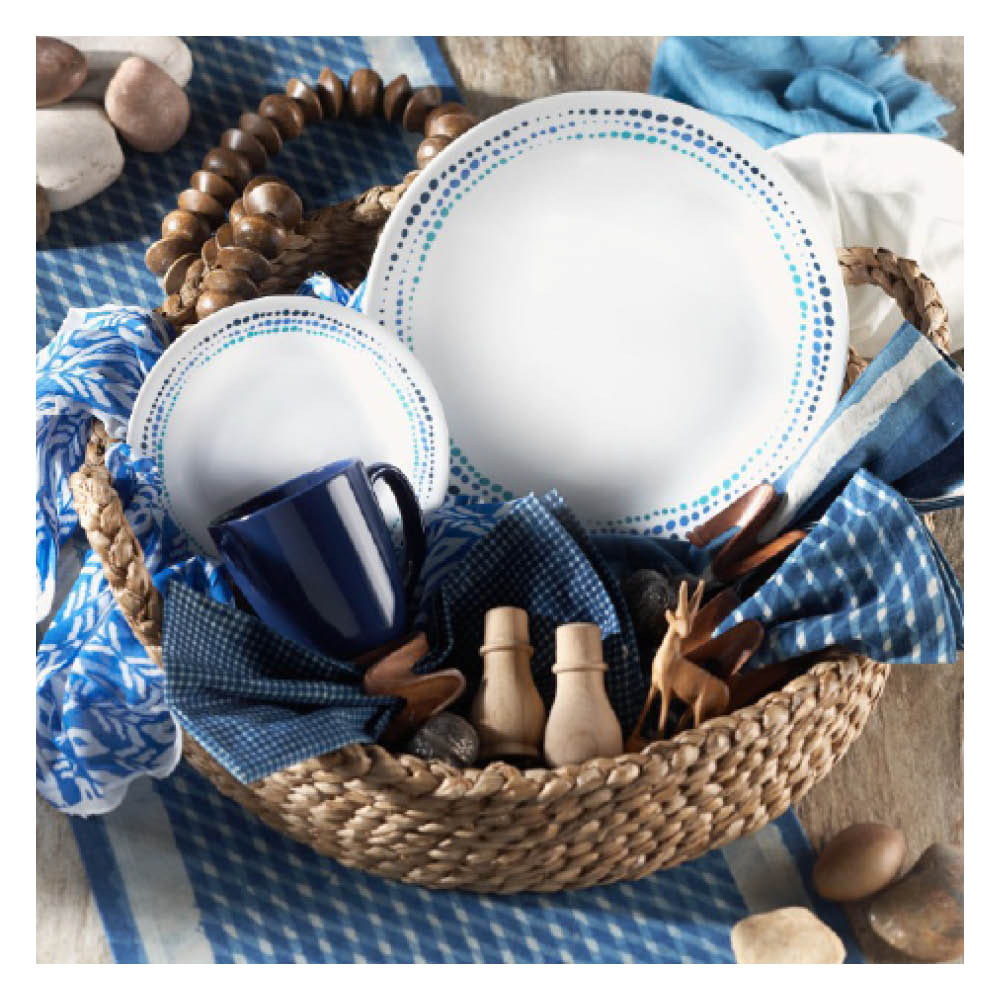 מנה ראשונה 21.5 ס"מ, Ocean Blues קורנינג / CORELLE