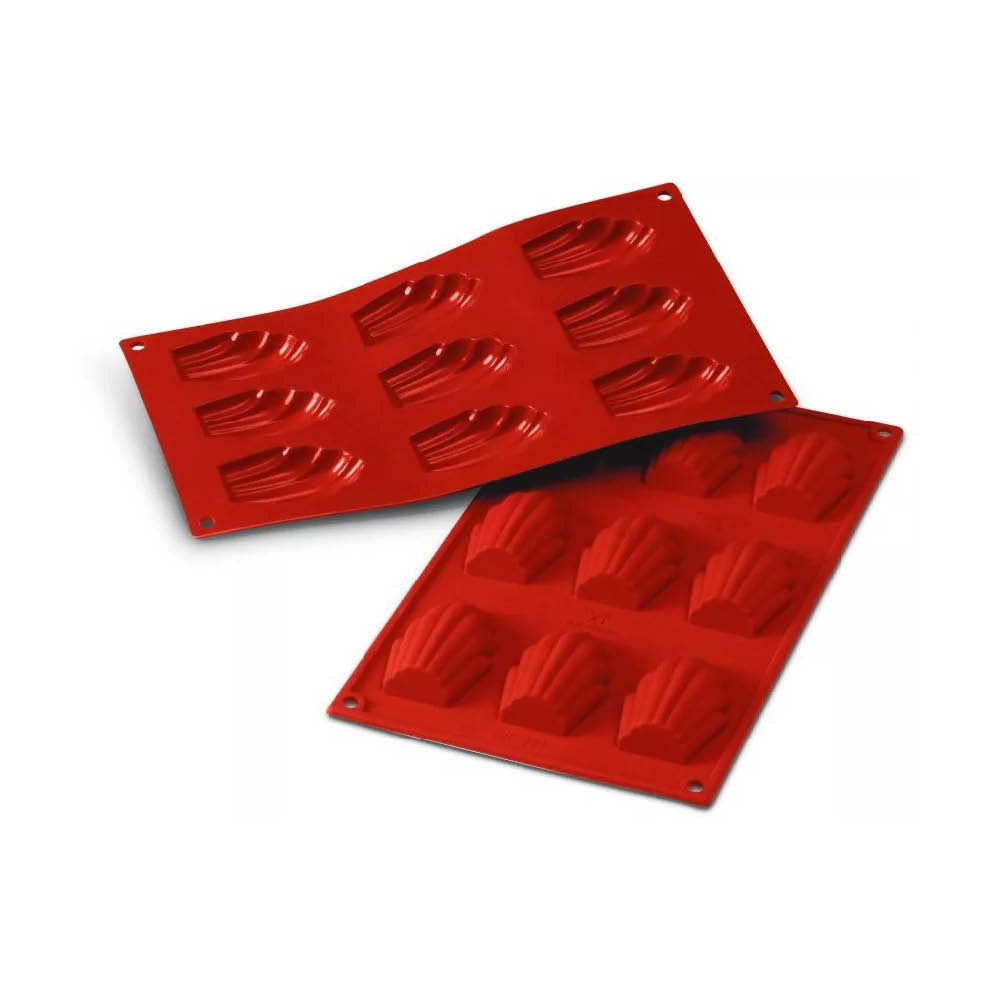 תבנית סיליקון מדלן 9 שקעים Silikomart