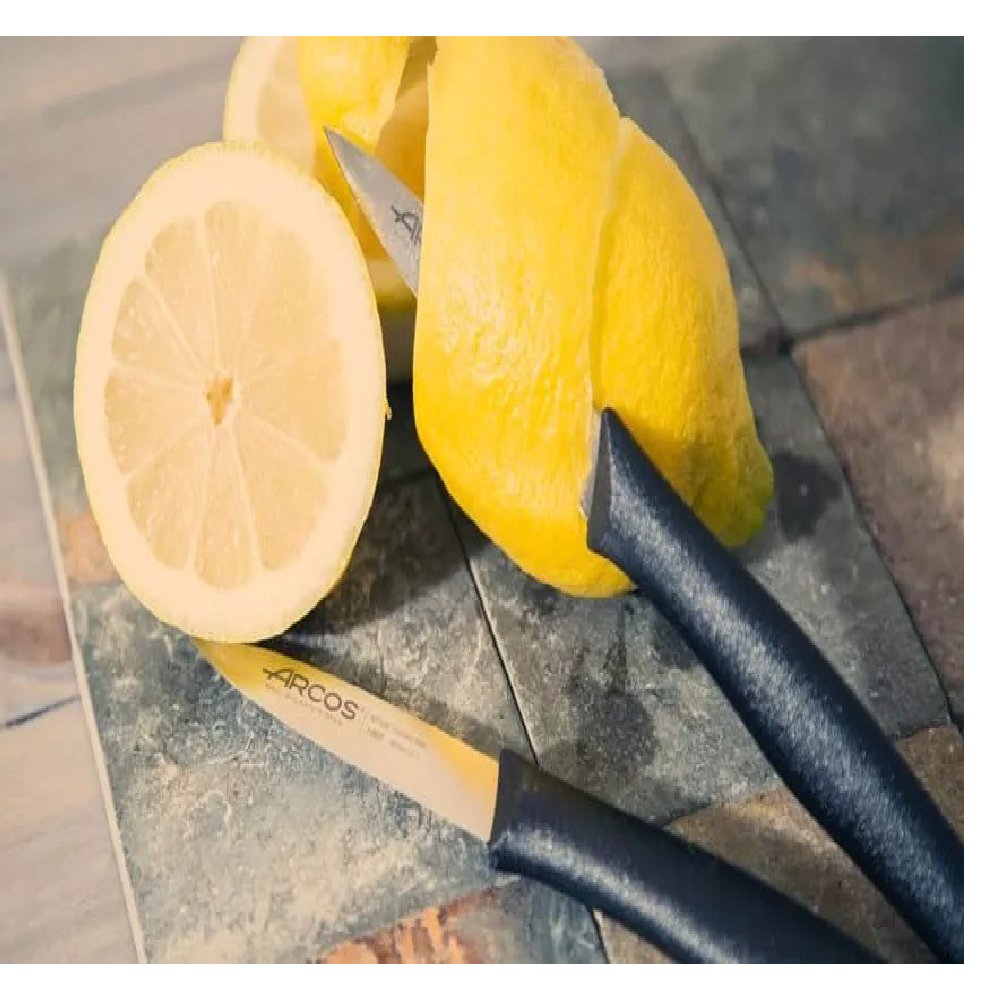 סכין ירקות חלק שפיץ לבן 10 ס"מ Arcos