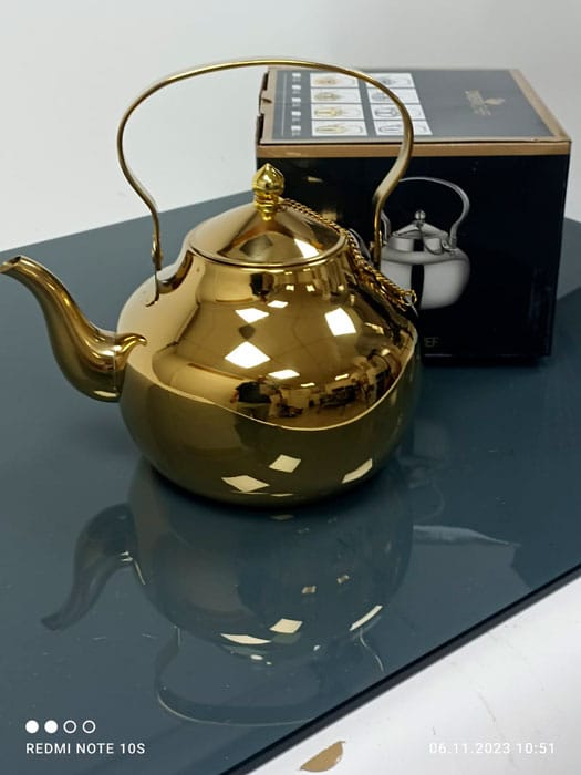 קומקום נירוסטה - זהב שרשרת 1.5 ל’ 208357