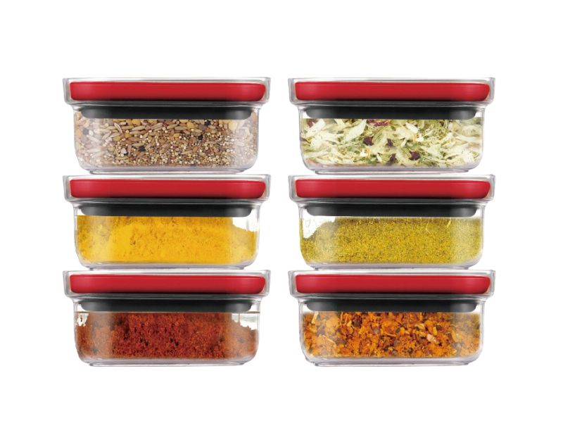 מארז 6 קופסאות אחסון וארגון תבלינים 200 מ"ל TWIST IT מבית Food Appeal
