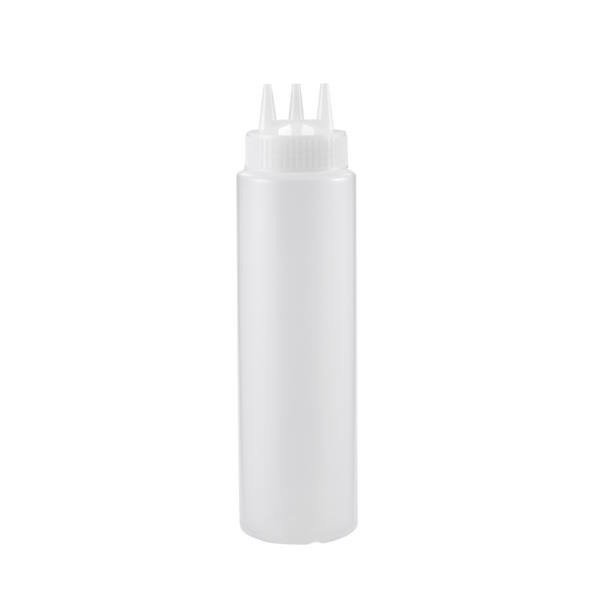 בקבוק לחיץ שקוף 3 פיות CutterPeeler 700ml