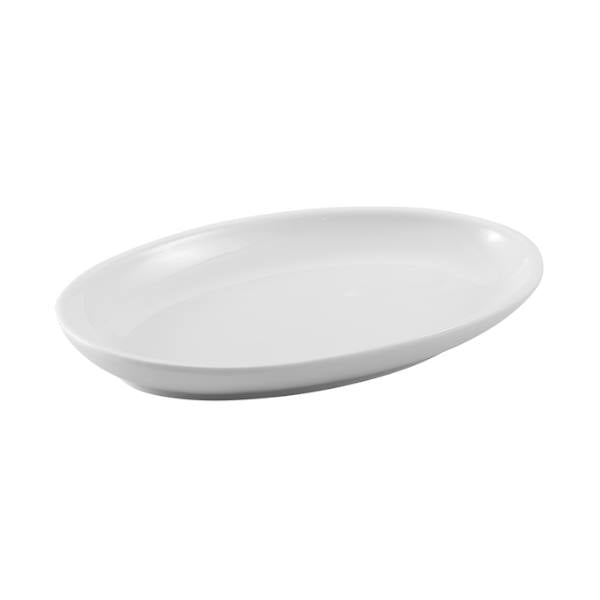 פלטה אובלית עמוקה 30 ס"מ פורצלן לבן דגם שירז Jaguar