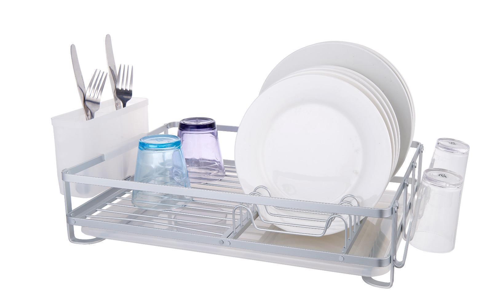 מייבש כלים - קומה אחת אלומיניום כסף  EMA