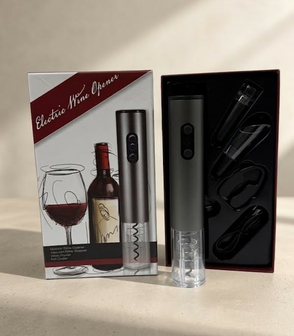 פותחן בקבוקי יין חשמלי WINE CLASS