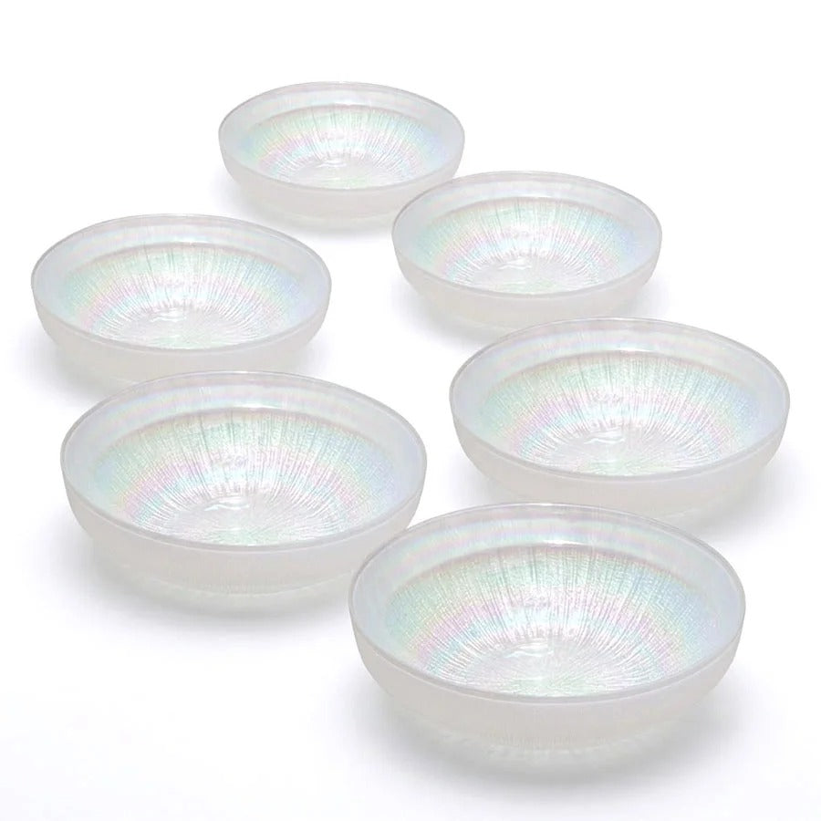 סט 6 מרקיות זכוכית MARTINEZ PEARL