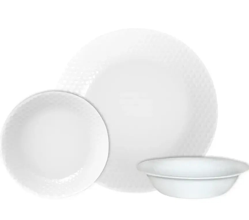 סט צלחות 18 חלקים דגם Honeybee מבית קורנינג CORELLE
