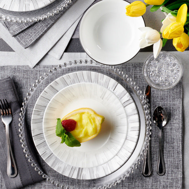 סט צלחות 18 חלקים דגם Arica מבית קורנינג CORELLE