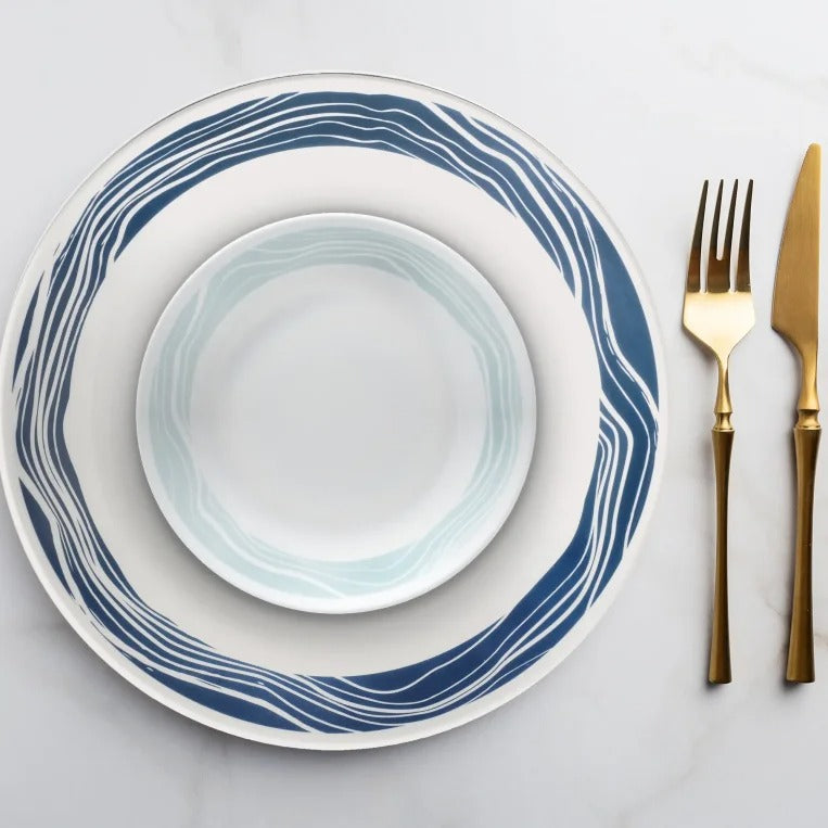 סט צלחות 18 חלקים דגם Acadia מבית קורנינג CORELLE