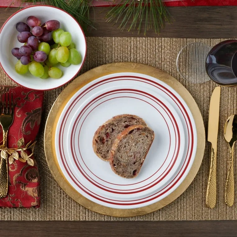 סט צלחות 12 חלקים דגם Logan מבית קורנינג CORELLE