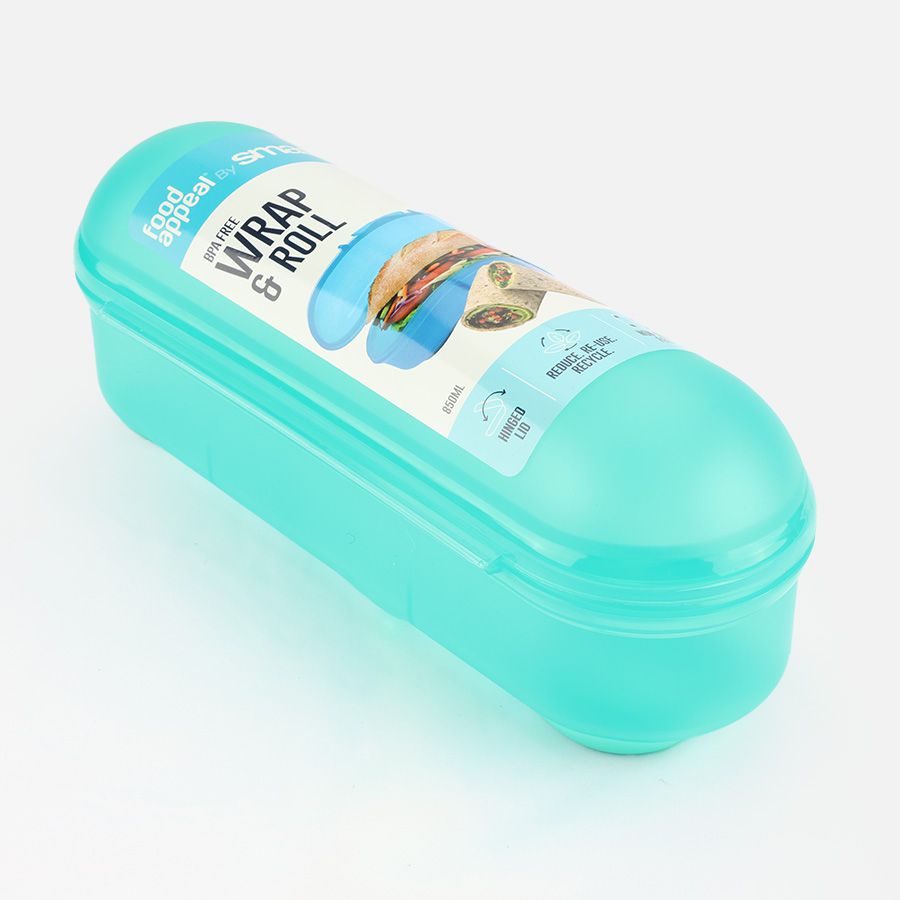 אחסונית לחמנייה/טורטייה 850 מ"ל מנטה Smash by Food Appeal