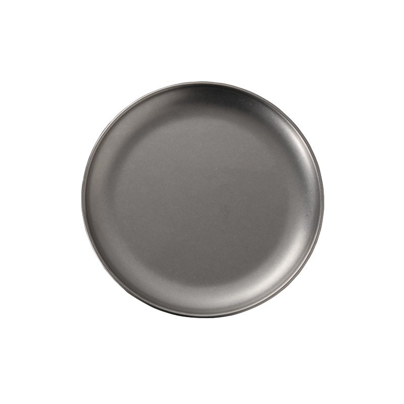 צלחת נירוסטה ברביקיו עגולה 34 ס"מ רטרו Alfa Steel