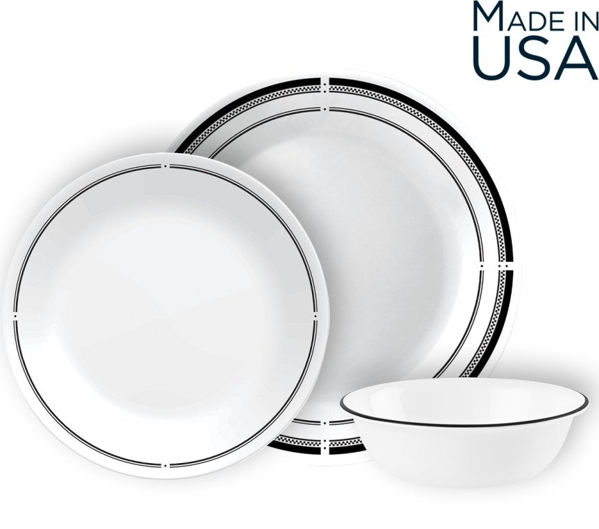 סט צלחות 18 חלקים , דגם Brasserie 147 קורנינג CORELLE