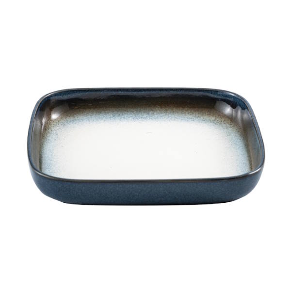 צלחת מרובעת פורצלן דגם שירז כחול Jaguar 26 ס"מ