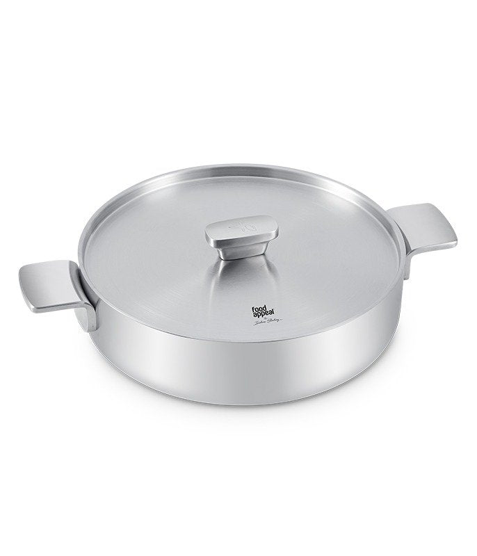 סוטאז' 28 ס"מ , 4 ליטר ENIGMA יציקת נירוסטה 3PLY