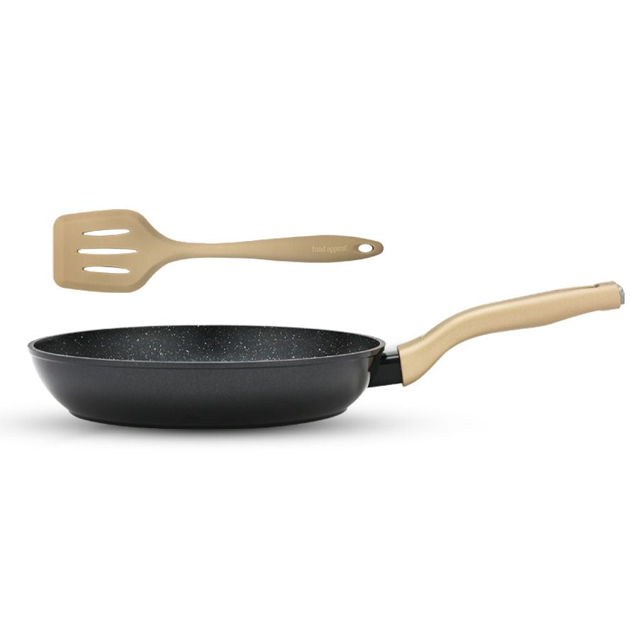 מחבת 20 ס"מ + תרבד סיליקון IMPERIAL ידית שמפנייה