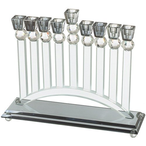חנוכיה קריסטל - מהודרת 34X28 ס"מ UK817282