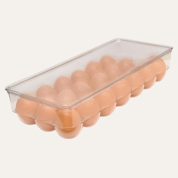 ארגונית אקריל - ביצים 21 חורים 35.5X15.5X7.5 ס"מ