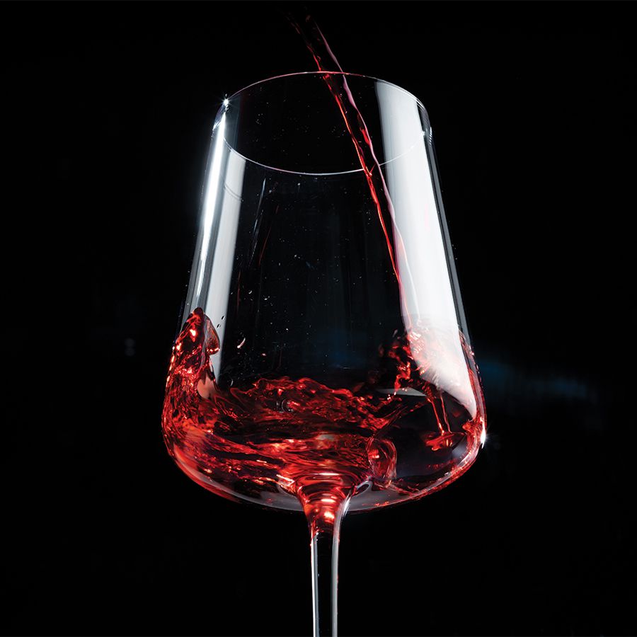 סט 6 כוסות יין 520 מ"ל על רגל זכוכית SEREN