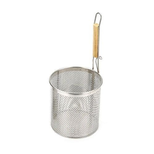 מסננת עמוקה לפסטה ידית עץ - קוטר 12 ס"מ