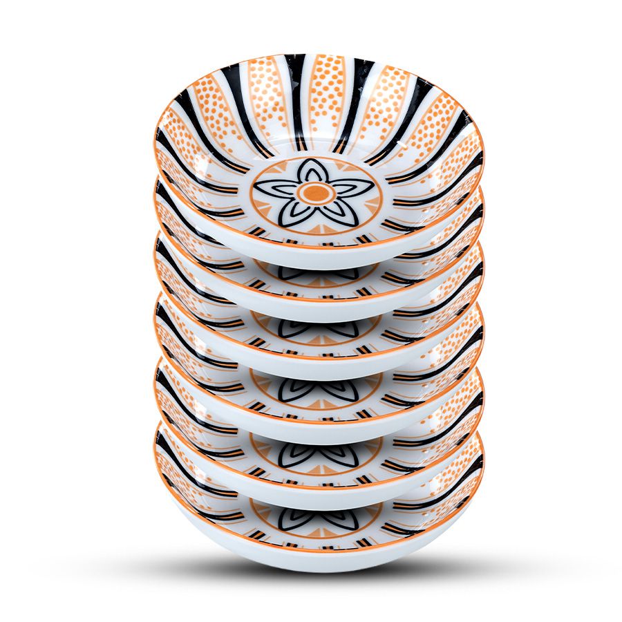 סט 6 קעריות TANGIRA פורצלן 15 ס"מ כתום מבית Food appeal