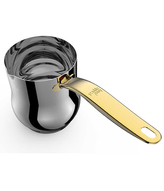 פינג'אן אינדוקציה 0.5 ליטר ידית זהב COFFEE COLLECTION