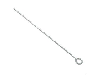 שיפוד נירוסטה 25 ס"מ ידית לולאה KMW