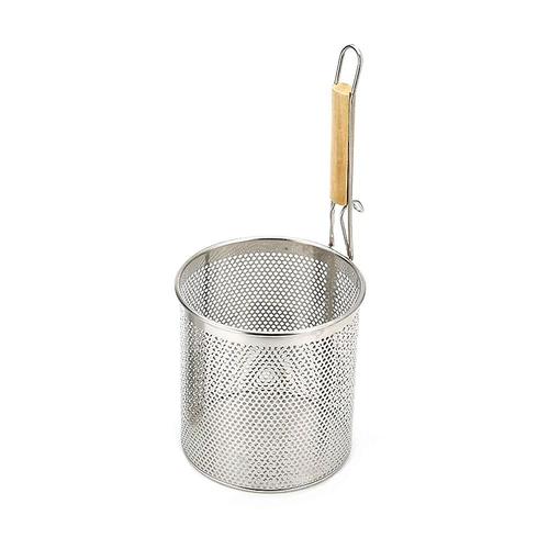 מסננת עמוקה לפסטה ידית עץ - קוטר 14 ס"מ