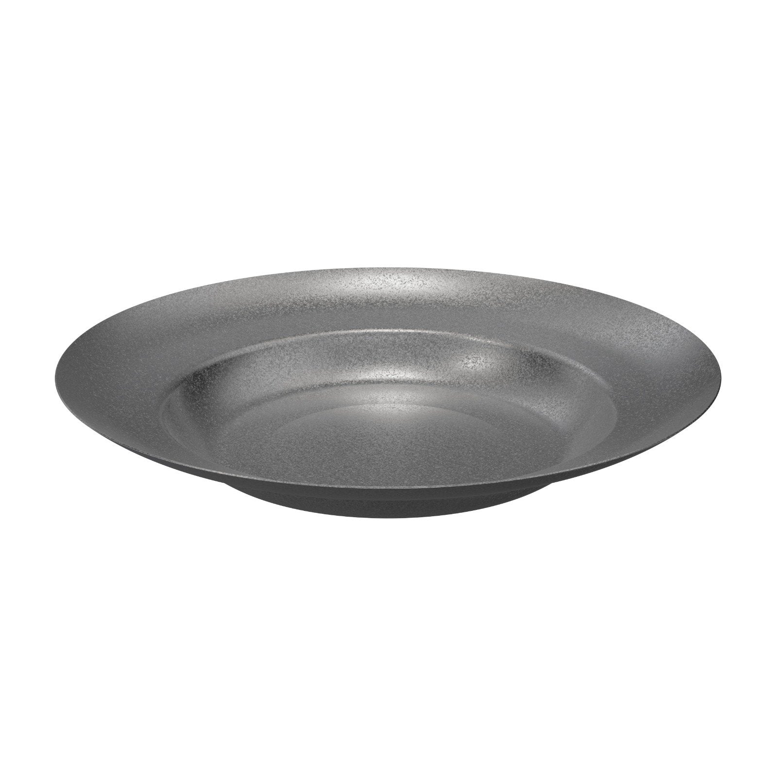 צלחת נירוסטה עגולה 23 ס"מ רטרו Alfa Steel