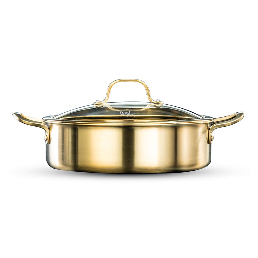 סוטאז' 24 ס"מ 2 ליטר CROWN זהב