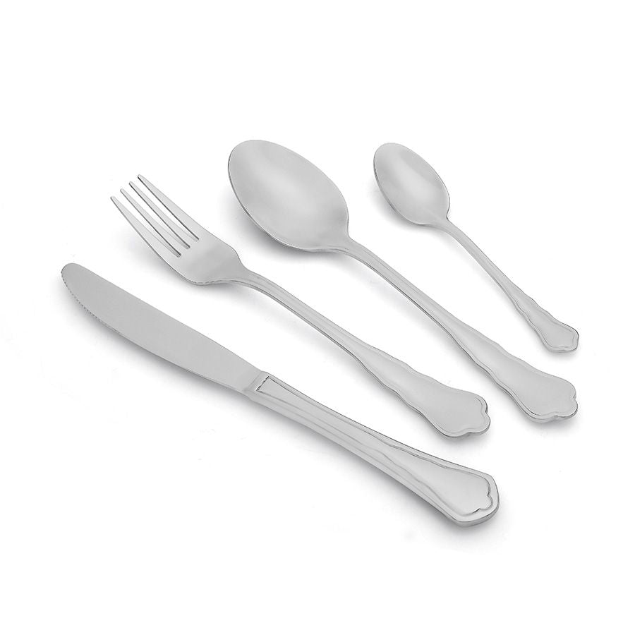 סט סכו"ם מהודר 24 חלקים SILVER EMERALD מאט